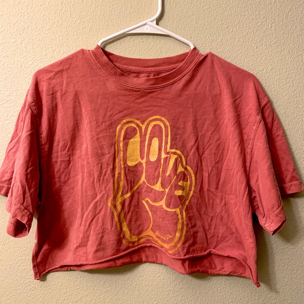 Revice Denim cropped t-shirt